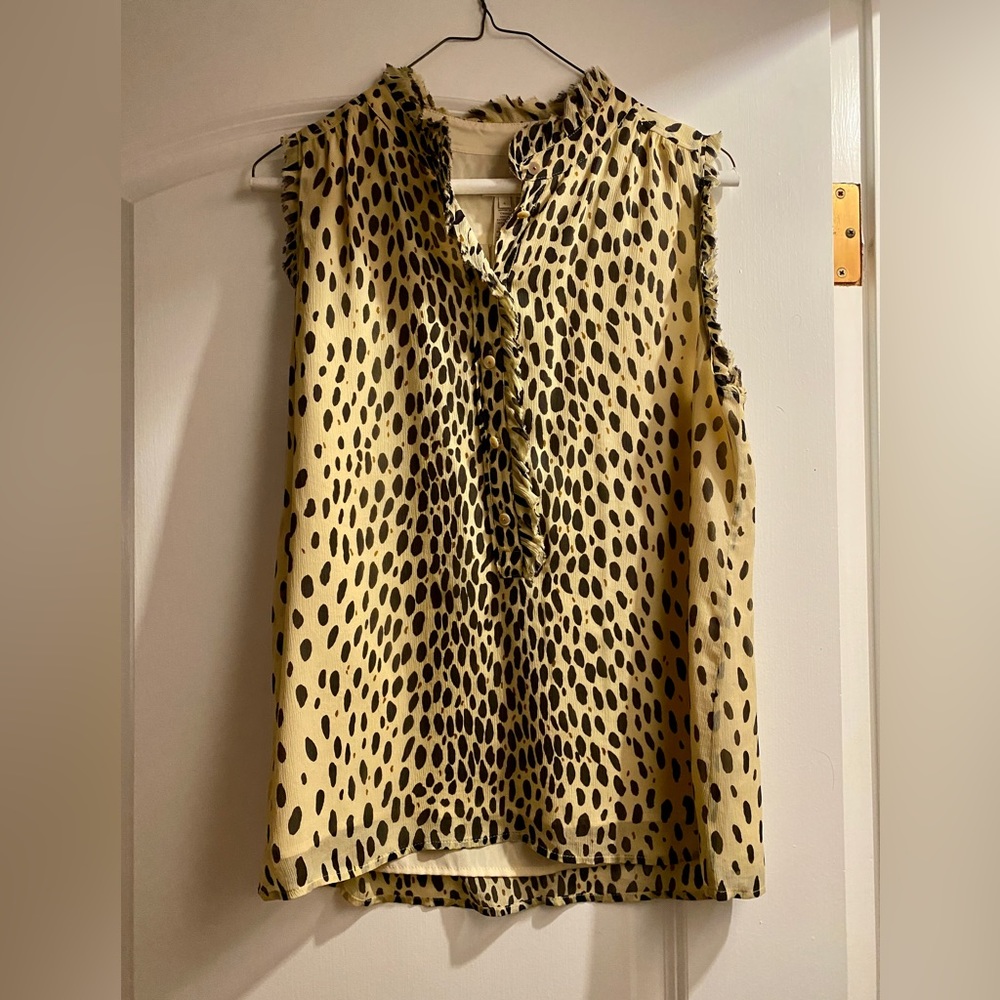 Professional-looking Cheetah Print J.Crew Top